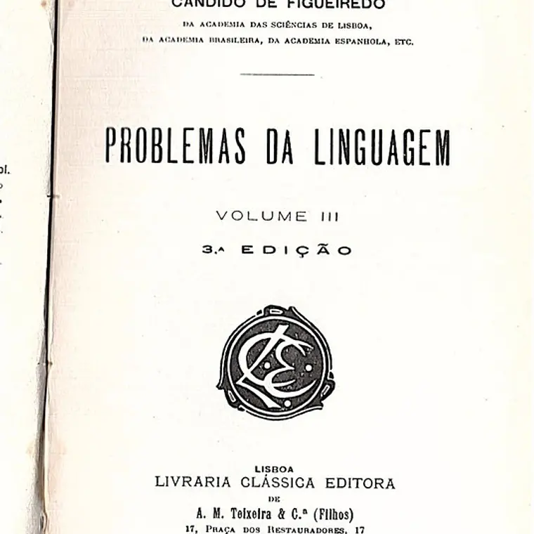 Problemas da linguagem (Volume 2) 1
