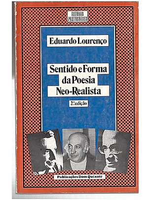 Sentido e forma da poesia neo-realista