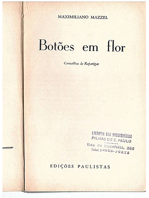 Botões em flor