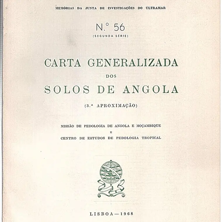 Carta generalizada dos solos de angola 1