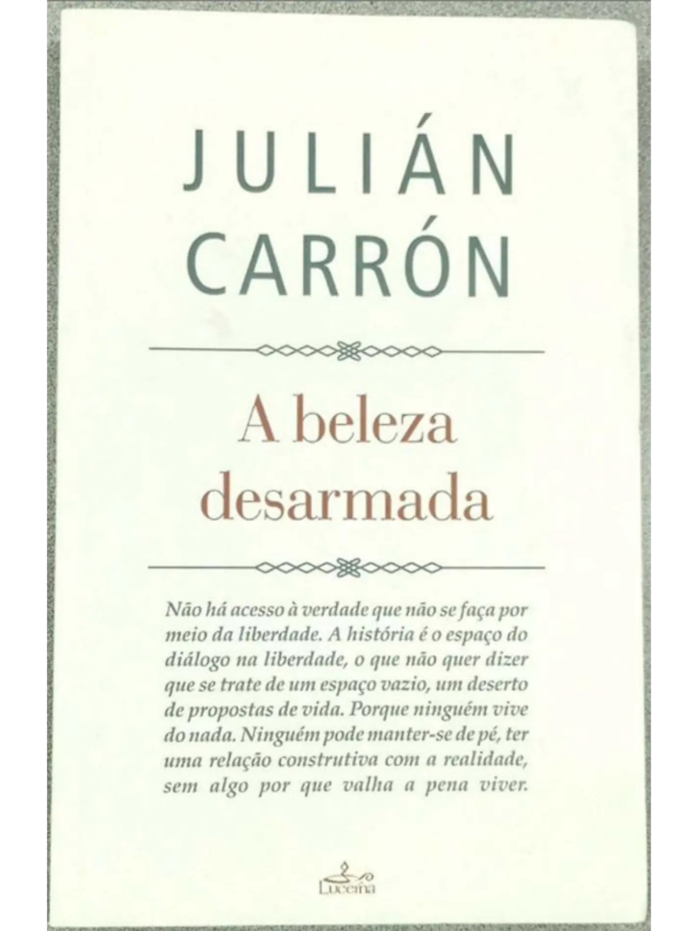 A beleza desarmada 1