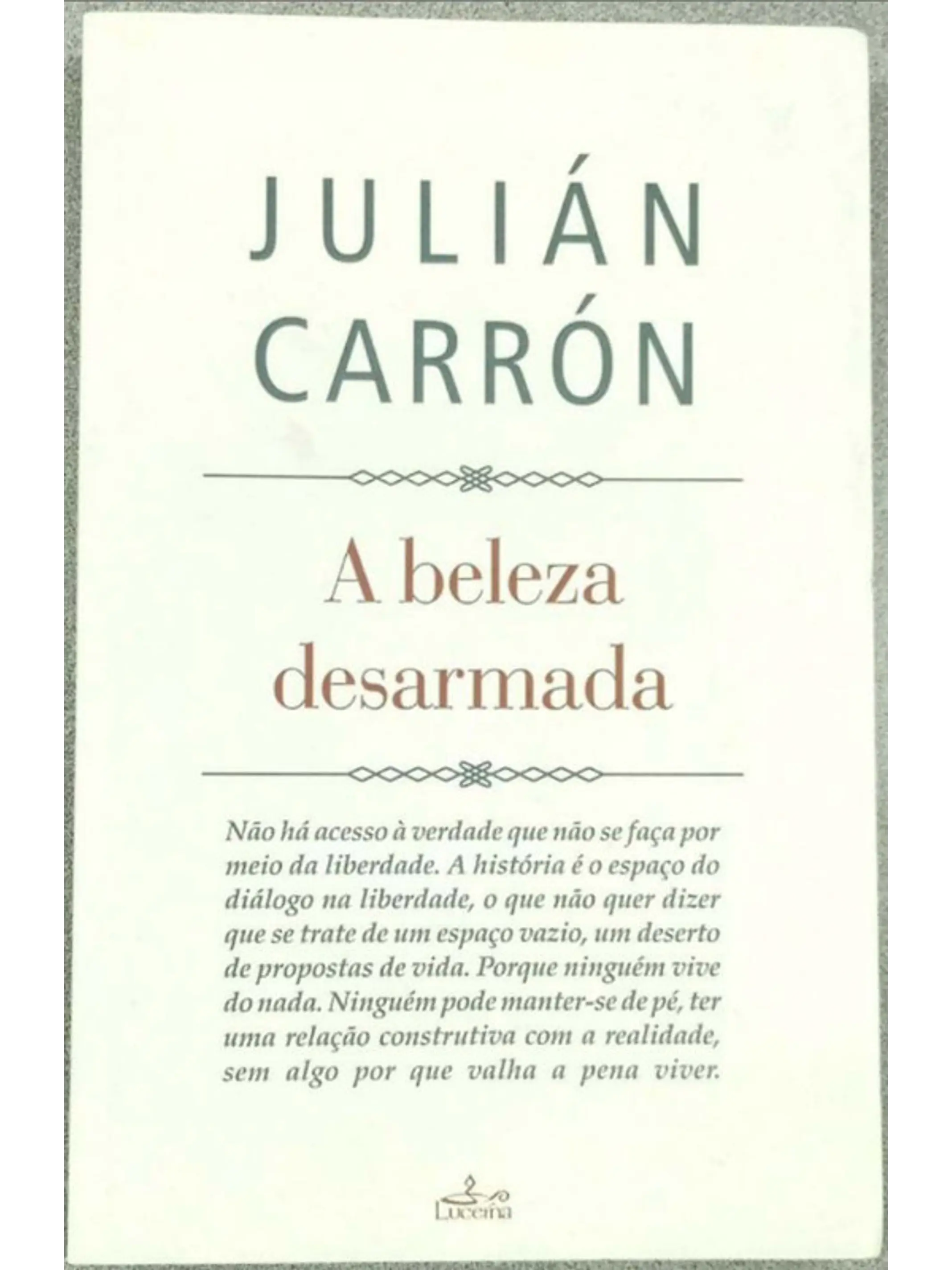 A beleza desarmada 1