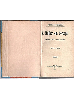 A mulher em Portugal cartas dum estrangeiro