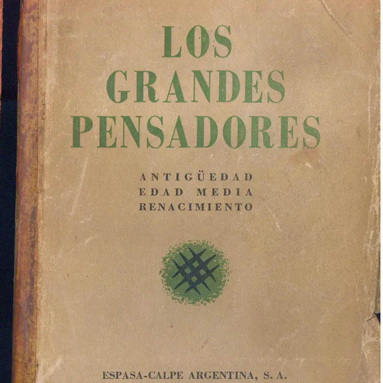 Los grandes pensadores I 1