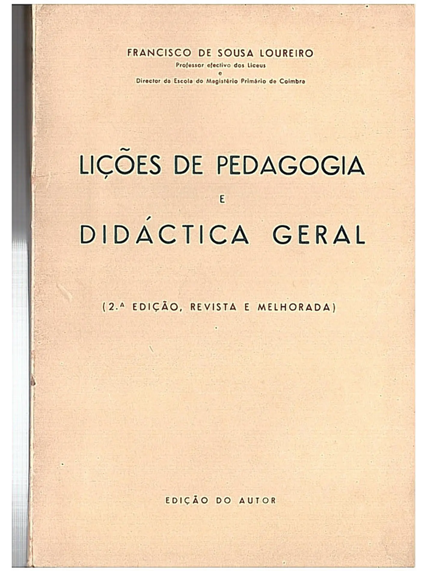 Lições de pedagogia e didática geral 1