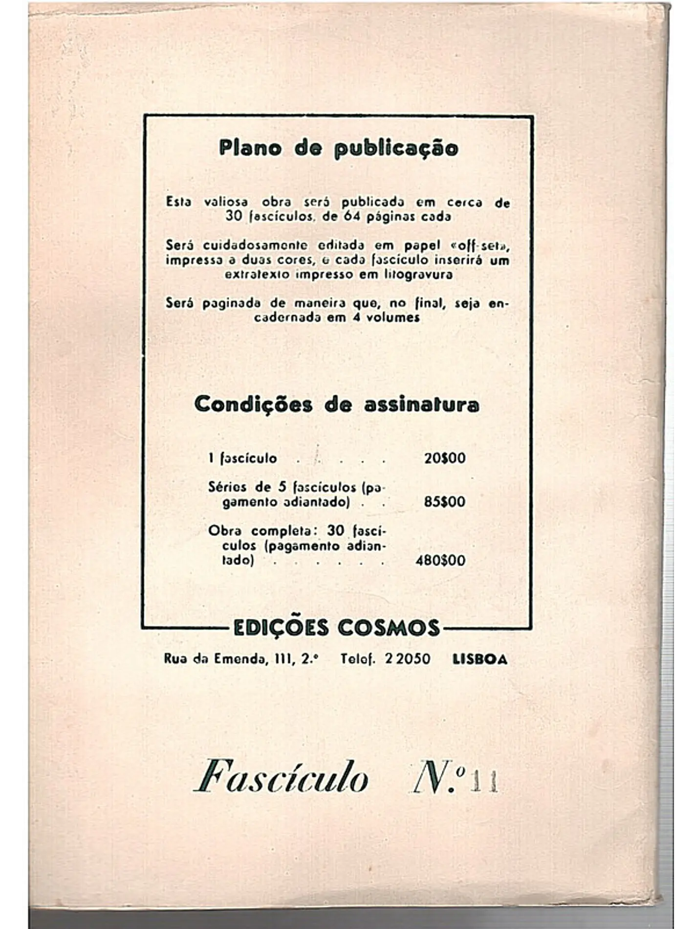 Panorama do pensamento filosófico (Fascículo número 11) 1