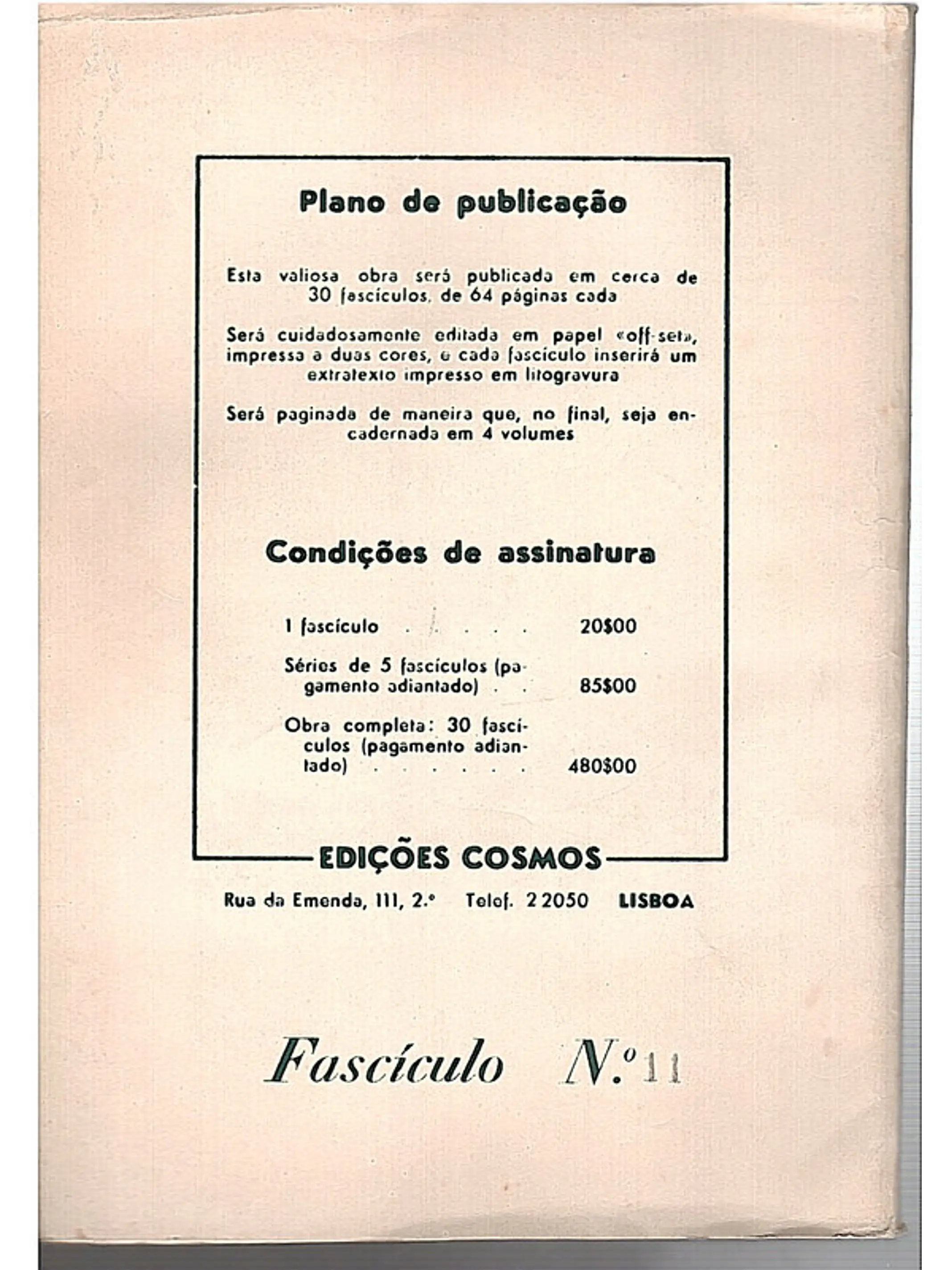 Panorama do pensamento filosófico (Fascículo número 11) 1