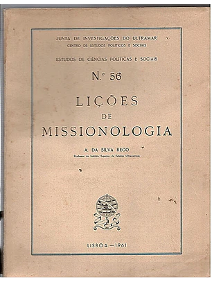 Lições de missionologia