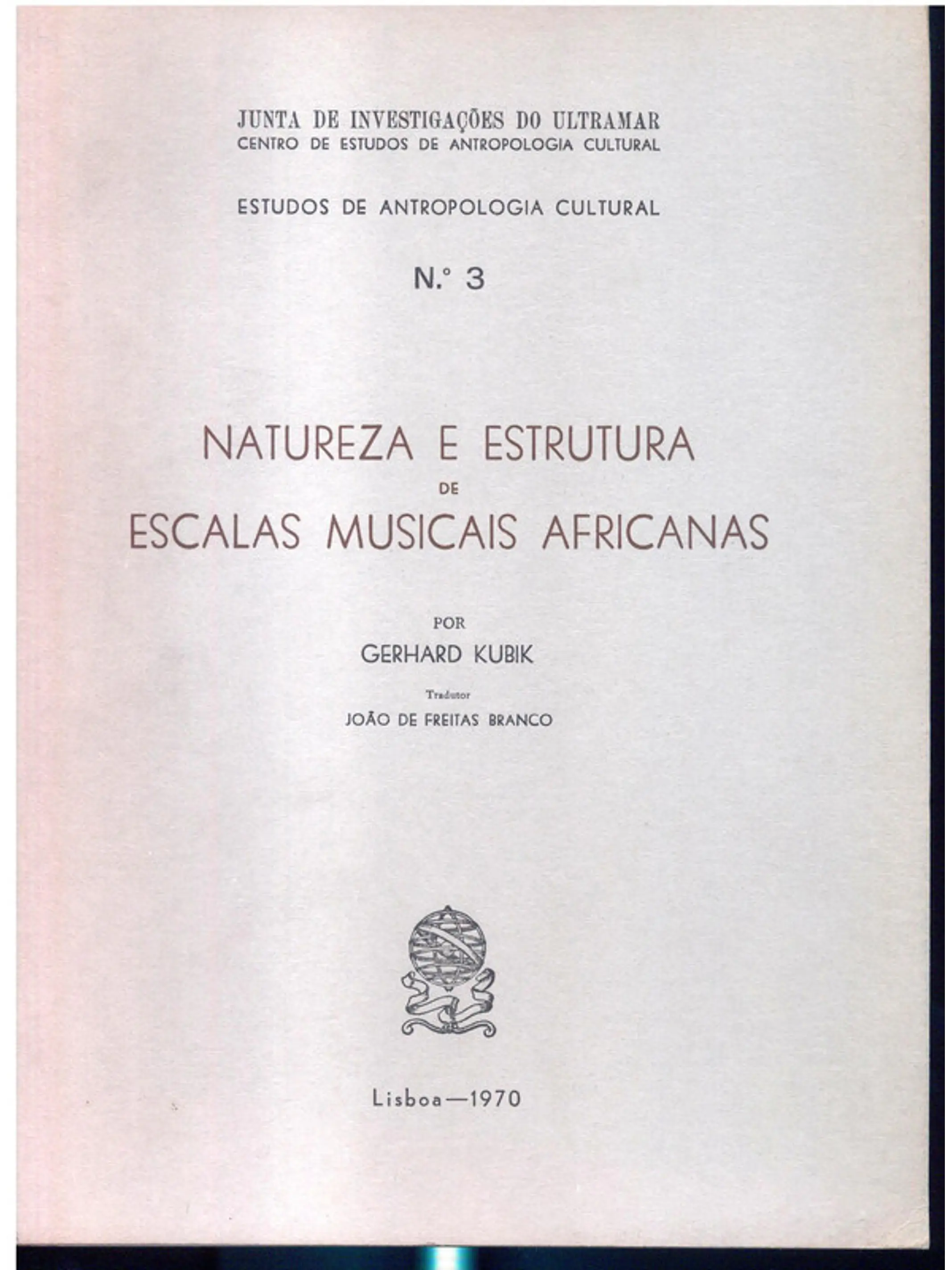 Natureza e estrutura de escalas musicais africanas n° 3 1