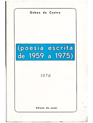 Poesia escrita de 1959 a 1975