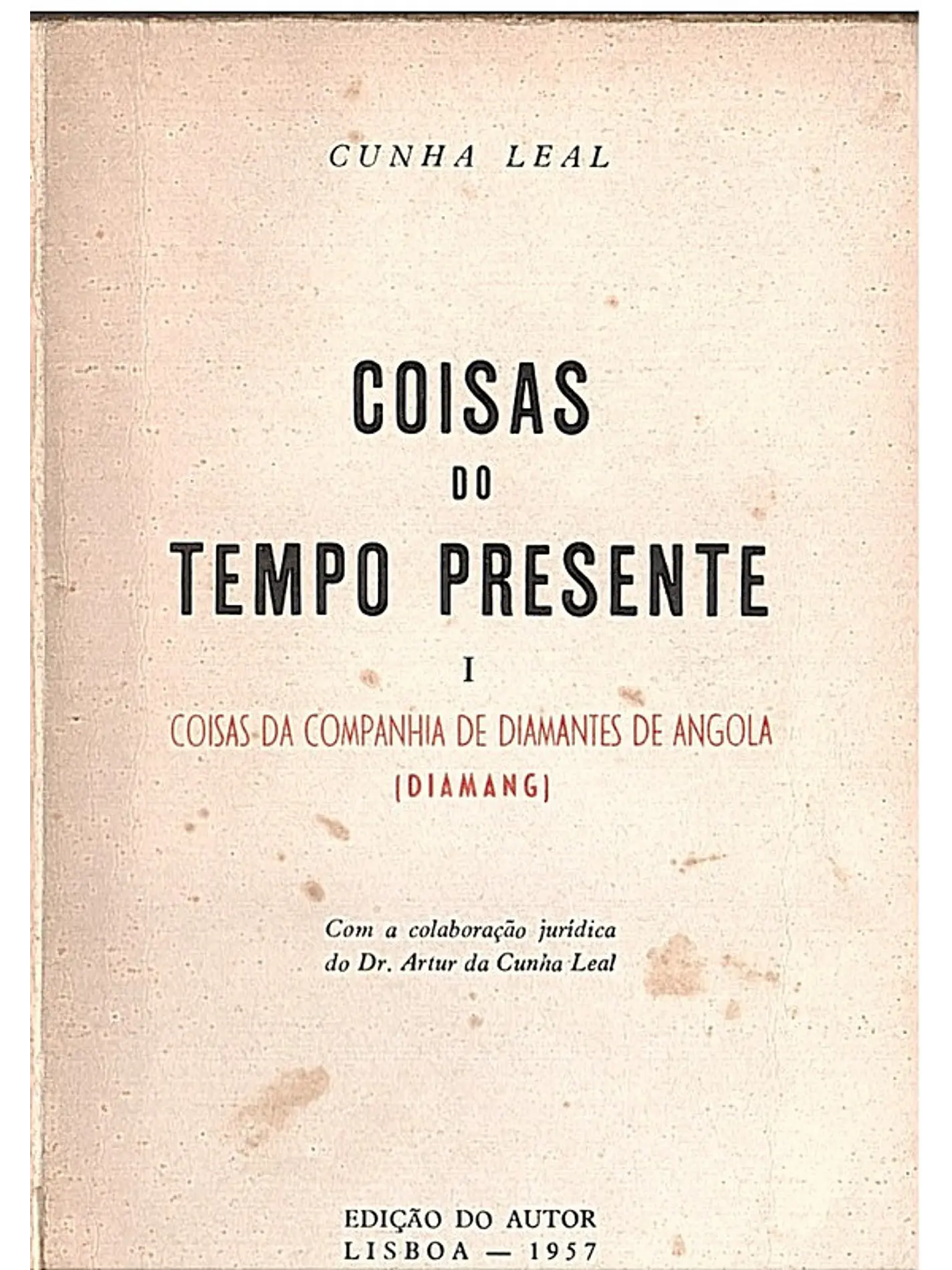 Coisas do tempo presente - Volume 1 1