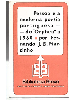 Pessoa e a moderna poesia portuguesa