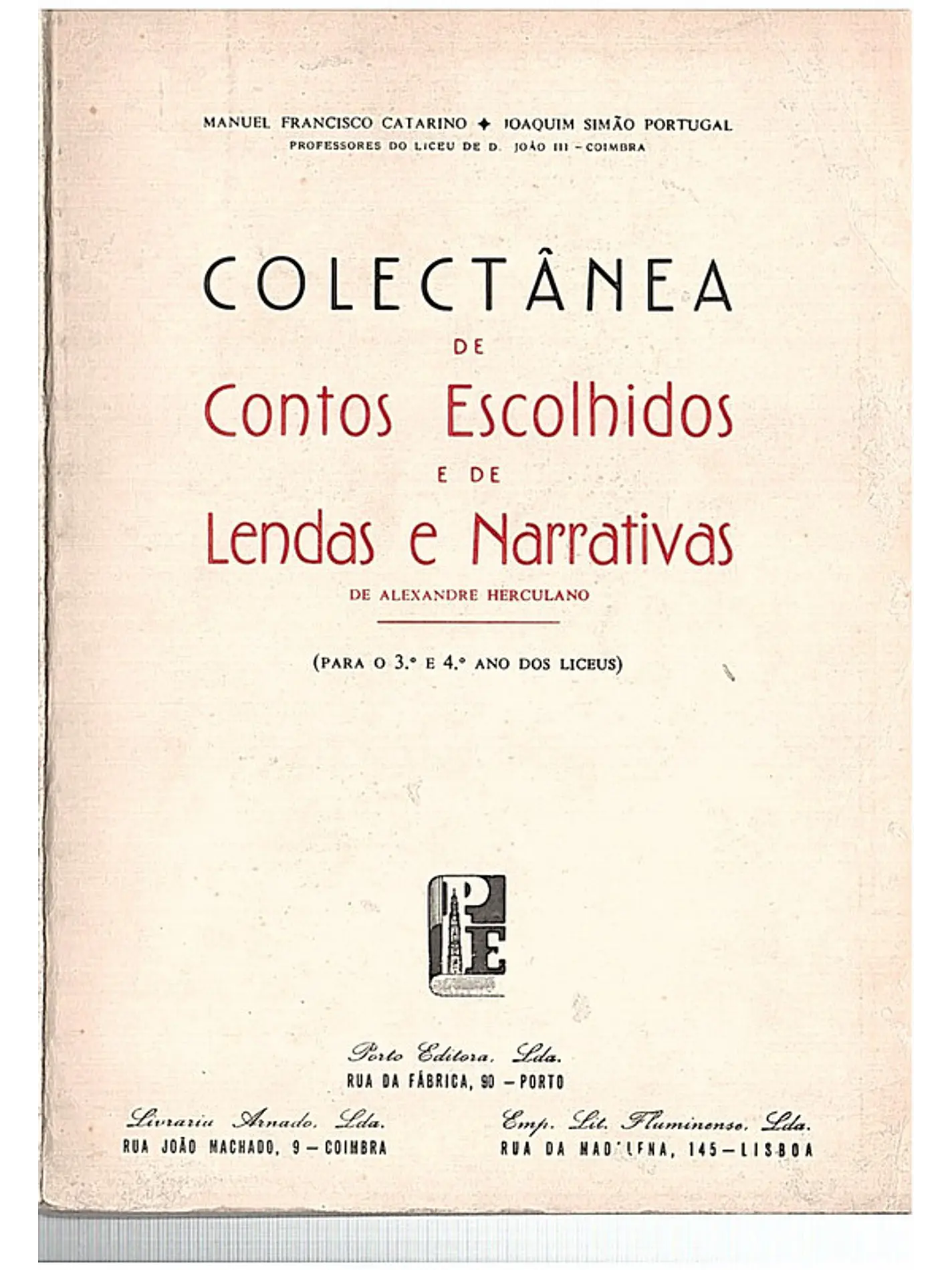 Colectânea de contos escolhidos e de lendas narrativas 1