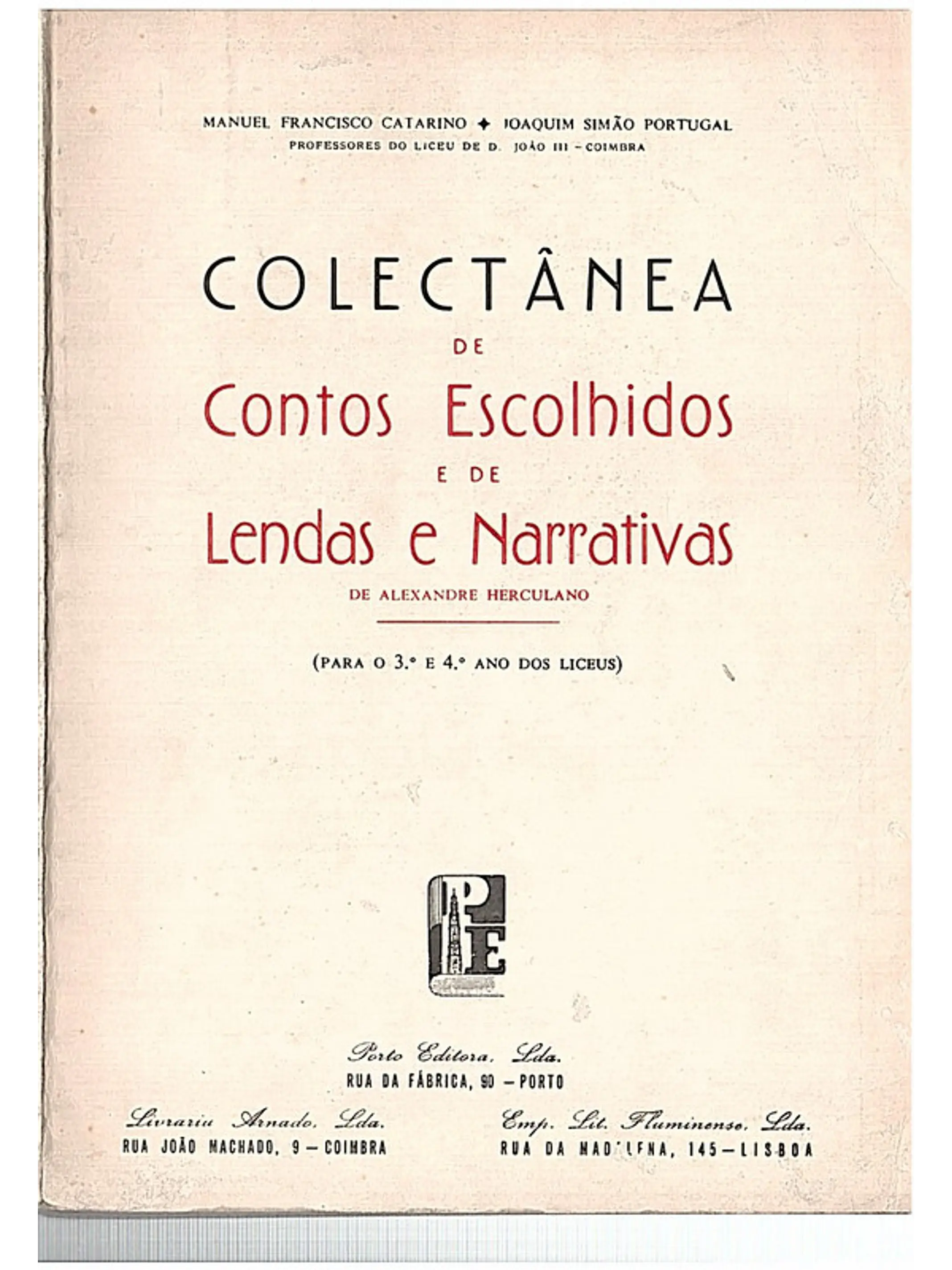 Colectânea de contos escolhidos e de lendas narrativas 1