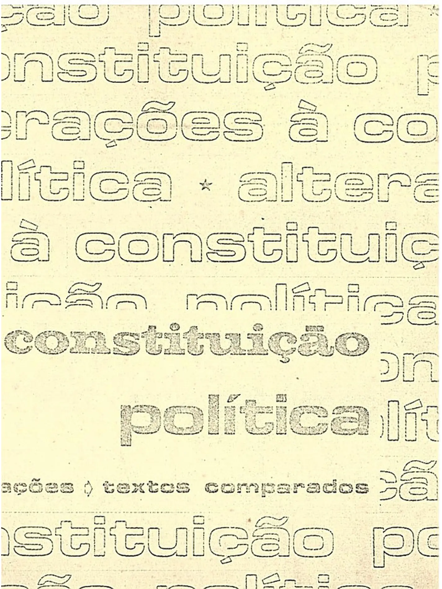 Constituição politica - Alterações textos comparados 1