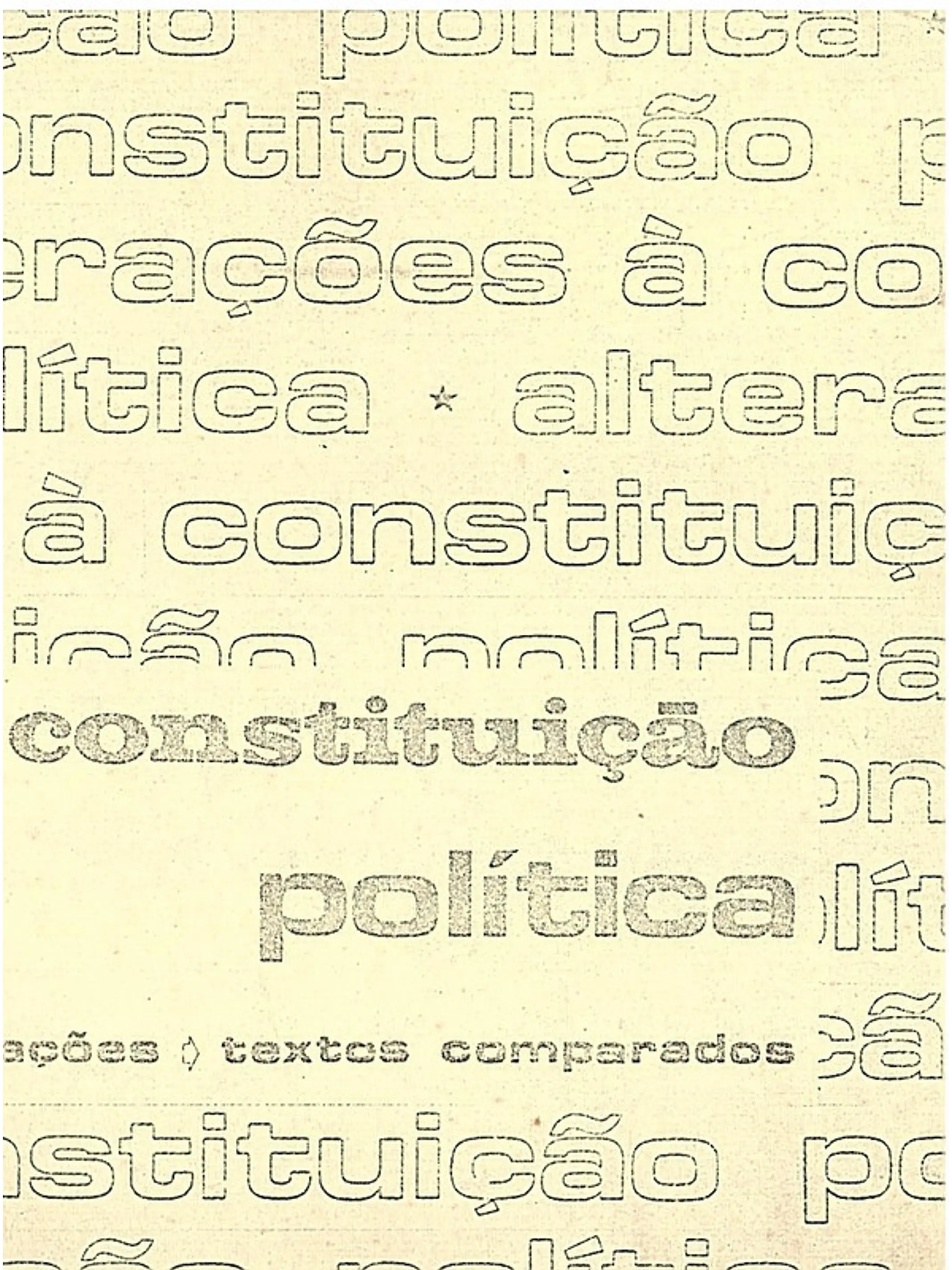 Constituição politica - Alterações textos comparados 1