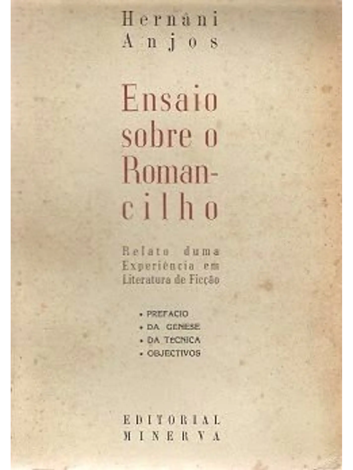 Ensaio sobre o romancilho 1
