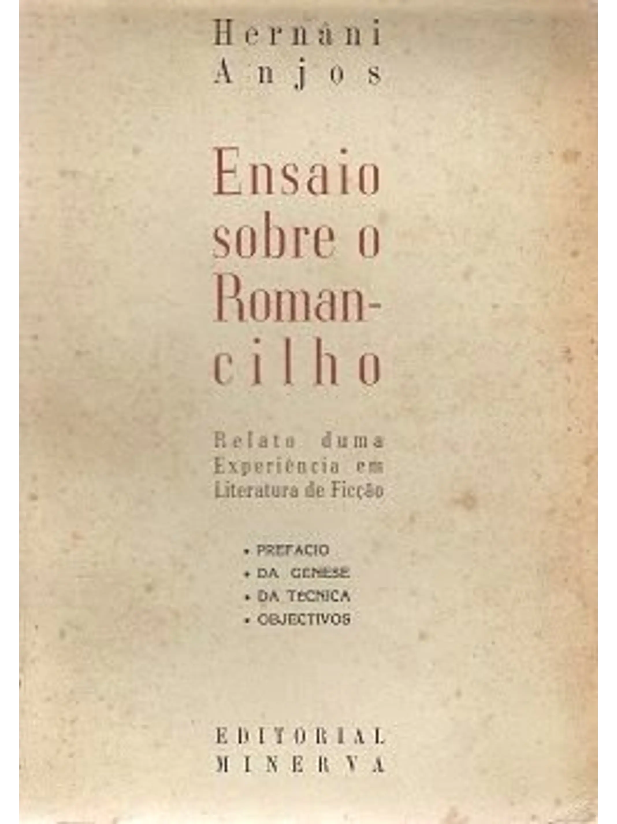 Ensaio sobre o romancilho 1