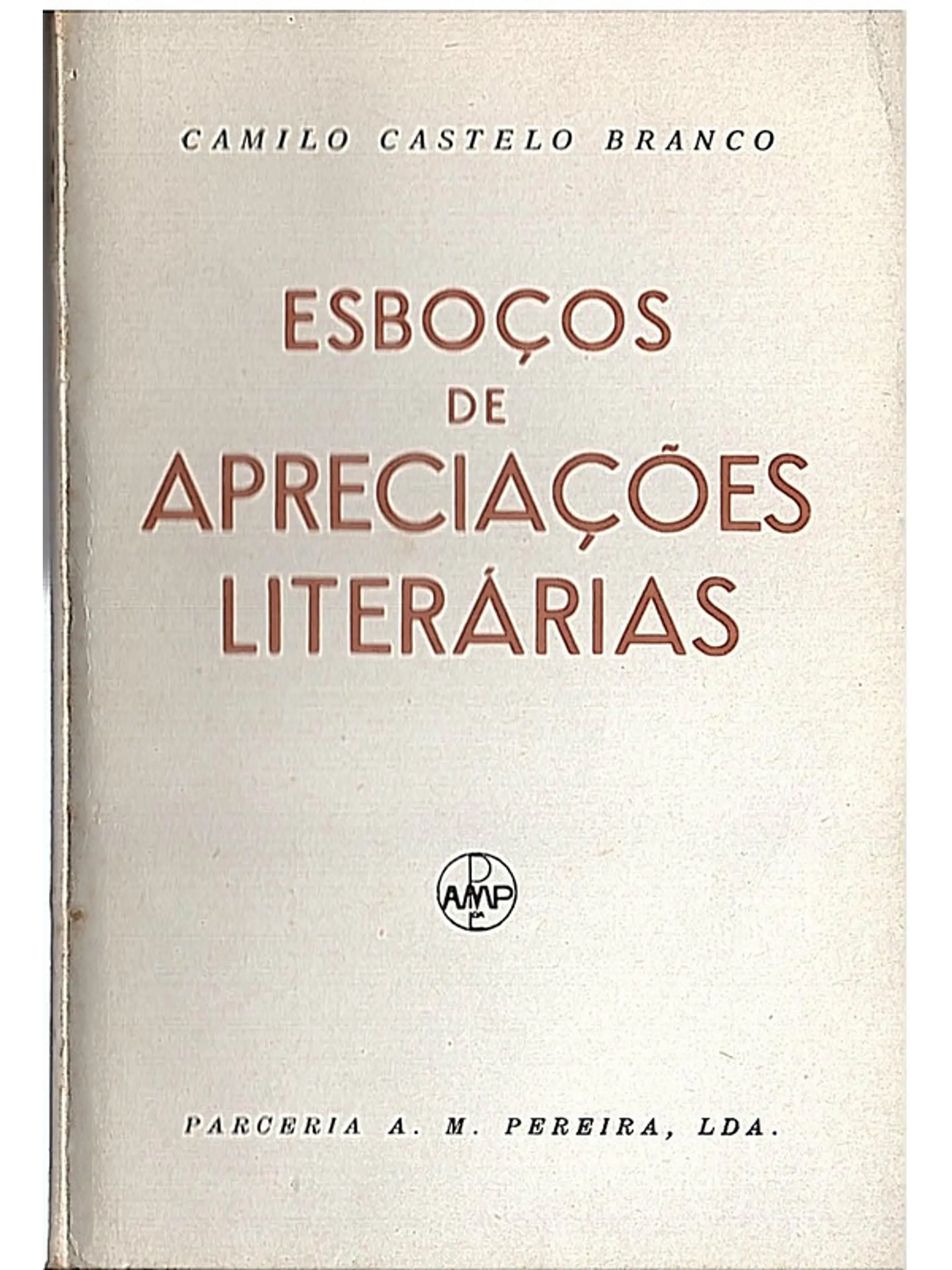 Esboços e apreciações literárias 1