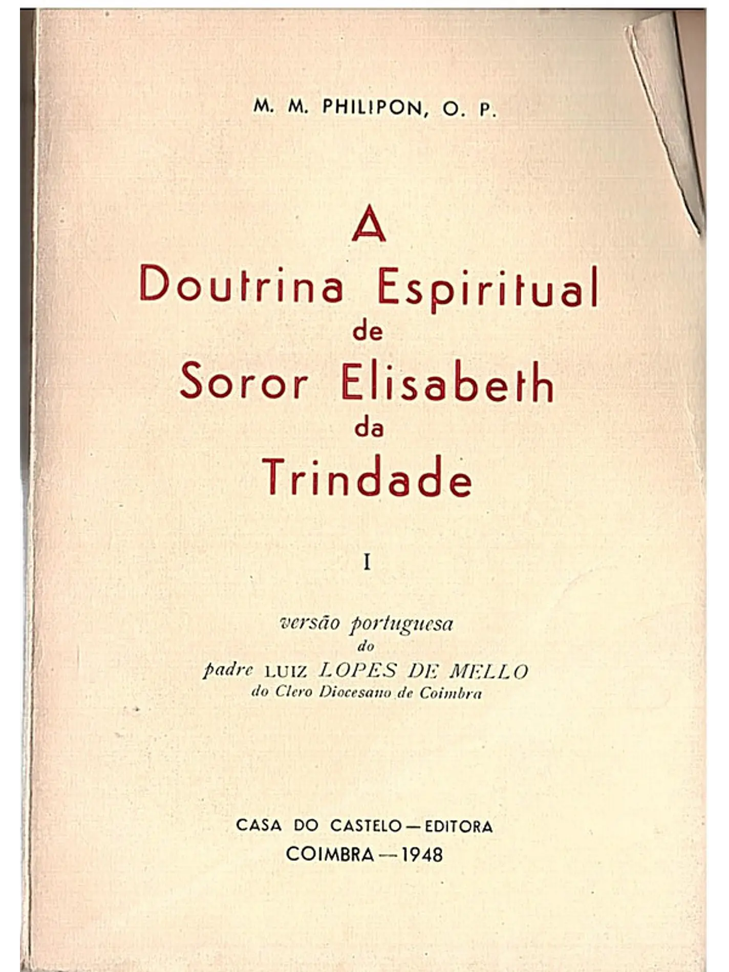 A doutrina espiritual de Soror Elisabeth da Trindade - volume 2 1