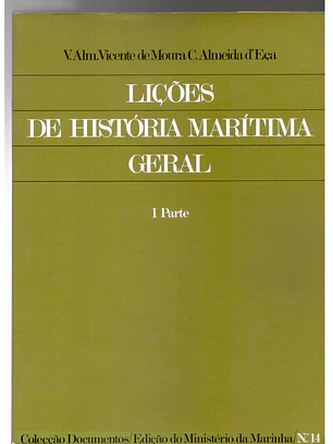 Lições de história marítima geral primeira parte - Volume 14