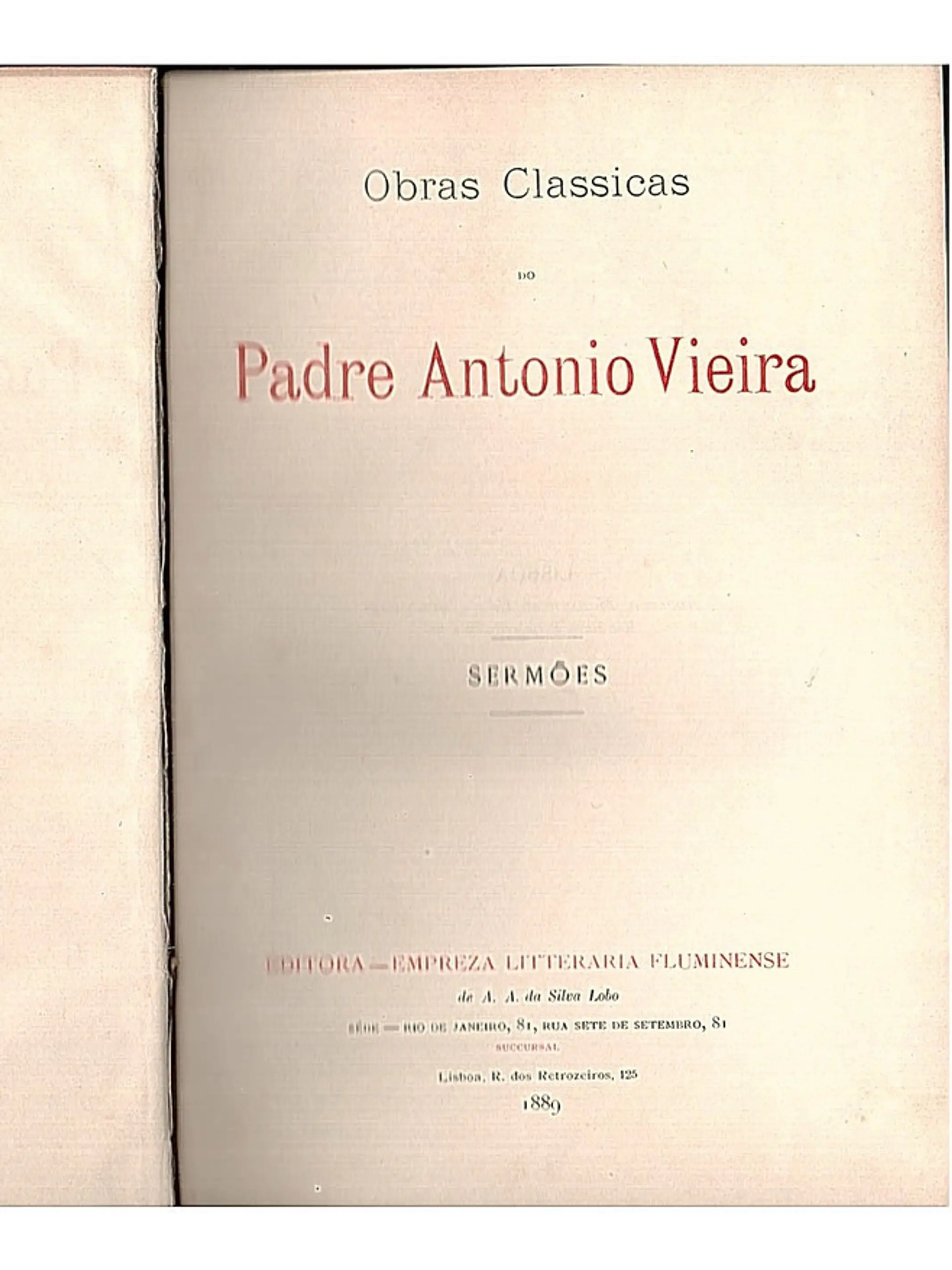 Obras clássicas do Padre António Vieira 1