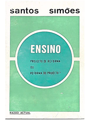 Ensino projecto de reforma ou reforma de projecto