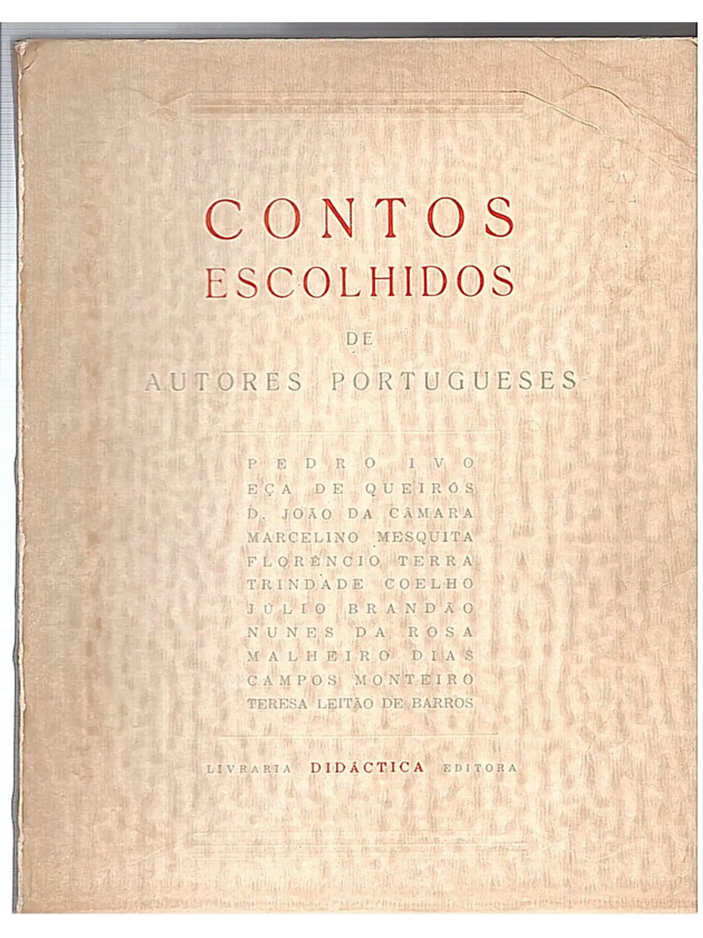 Contos escolhidos de autores portugueses 1