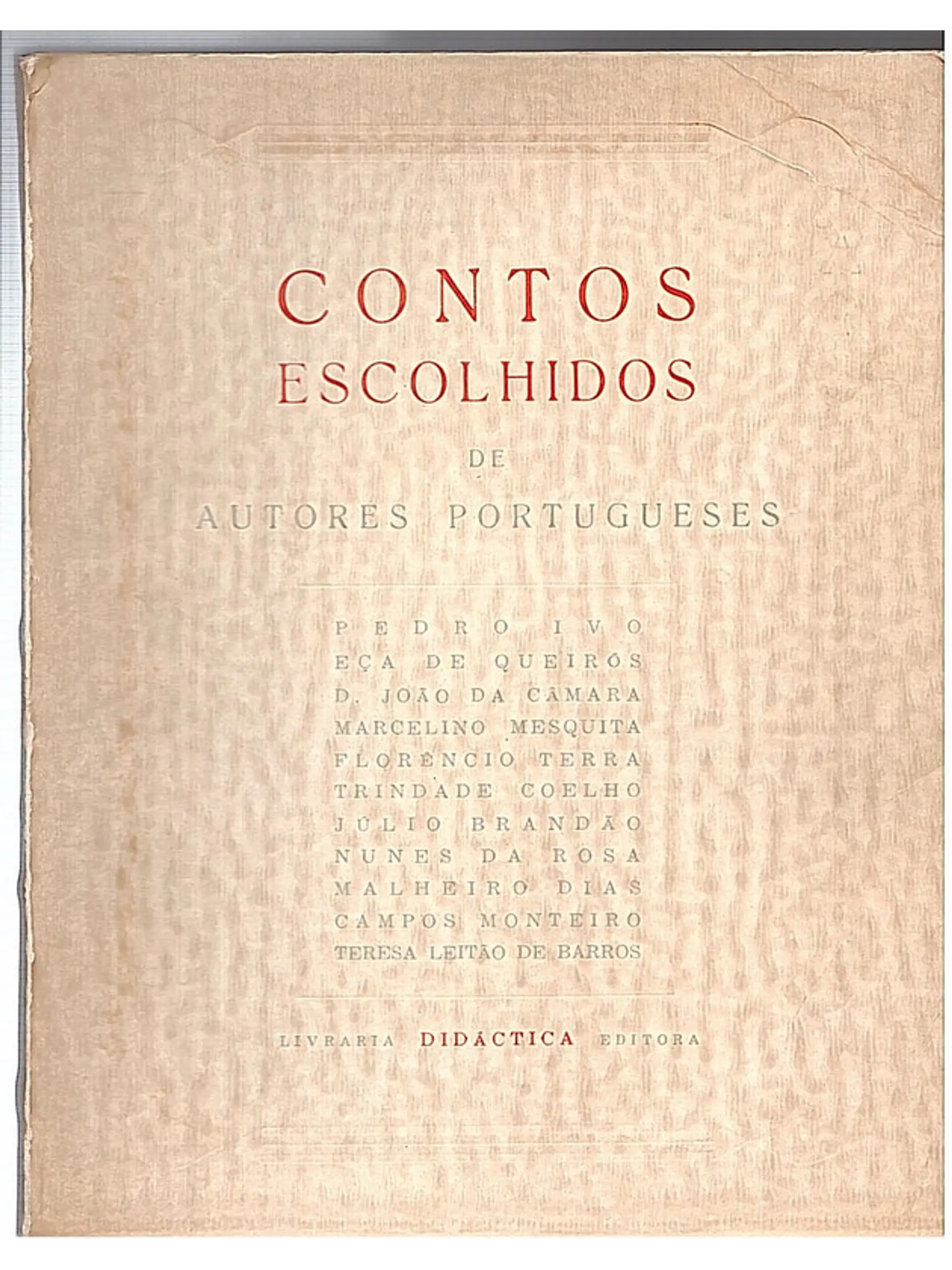 Contos escolhidos de autores portugueses 1