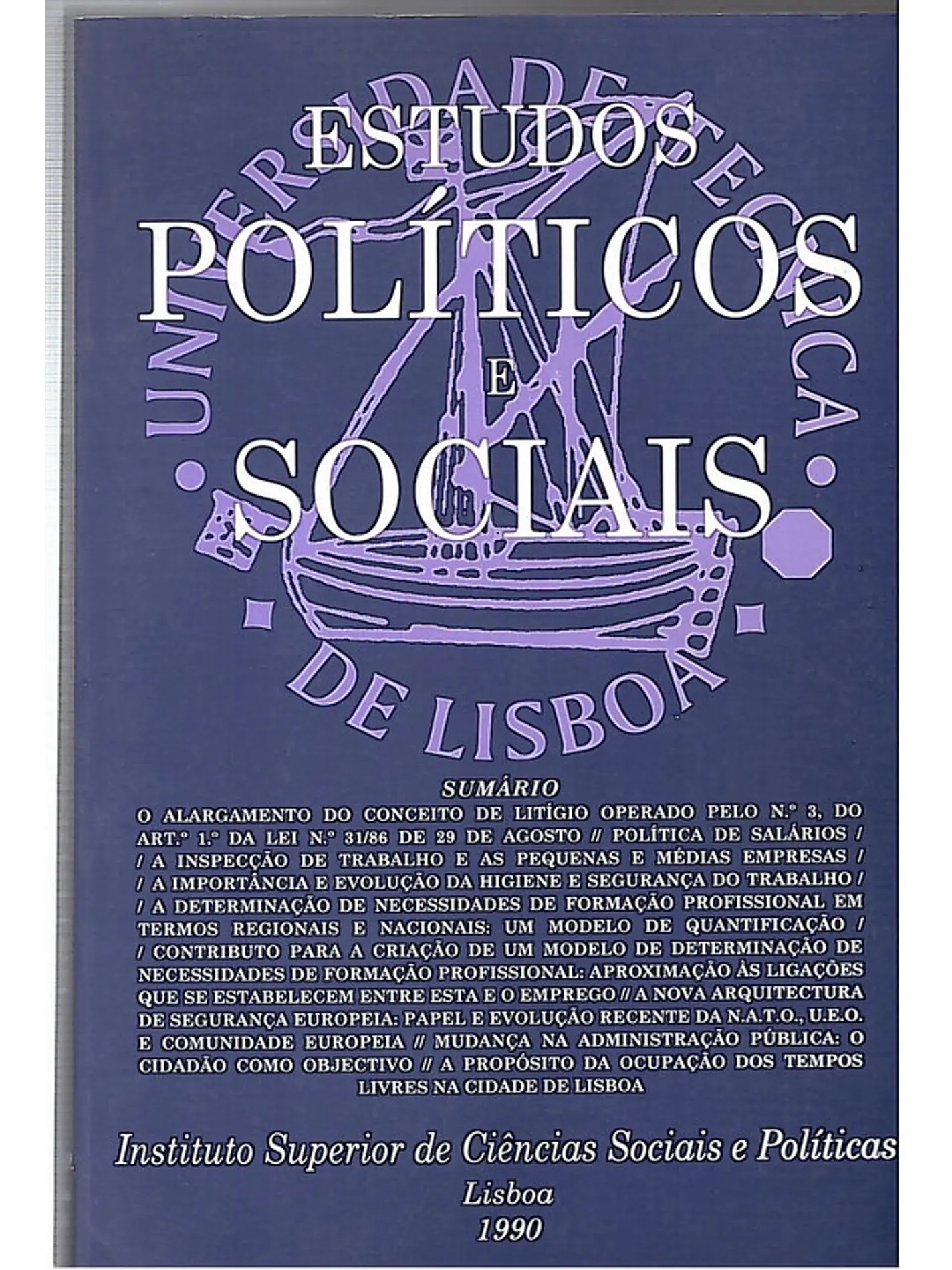 Estudos políticos e sociais 1