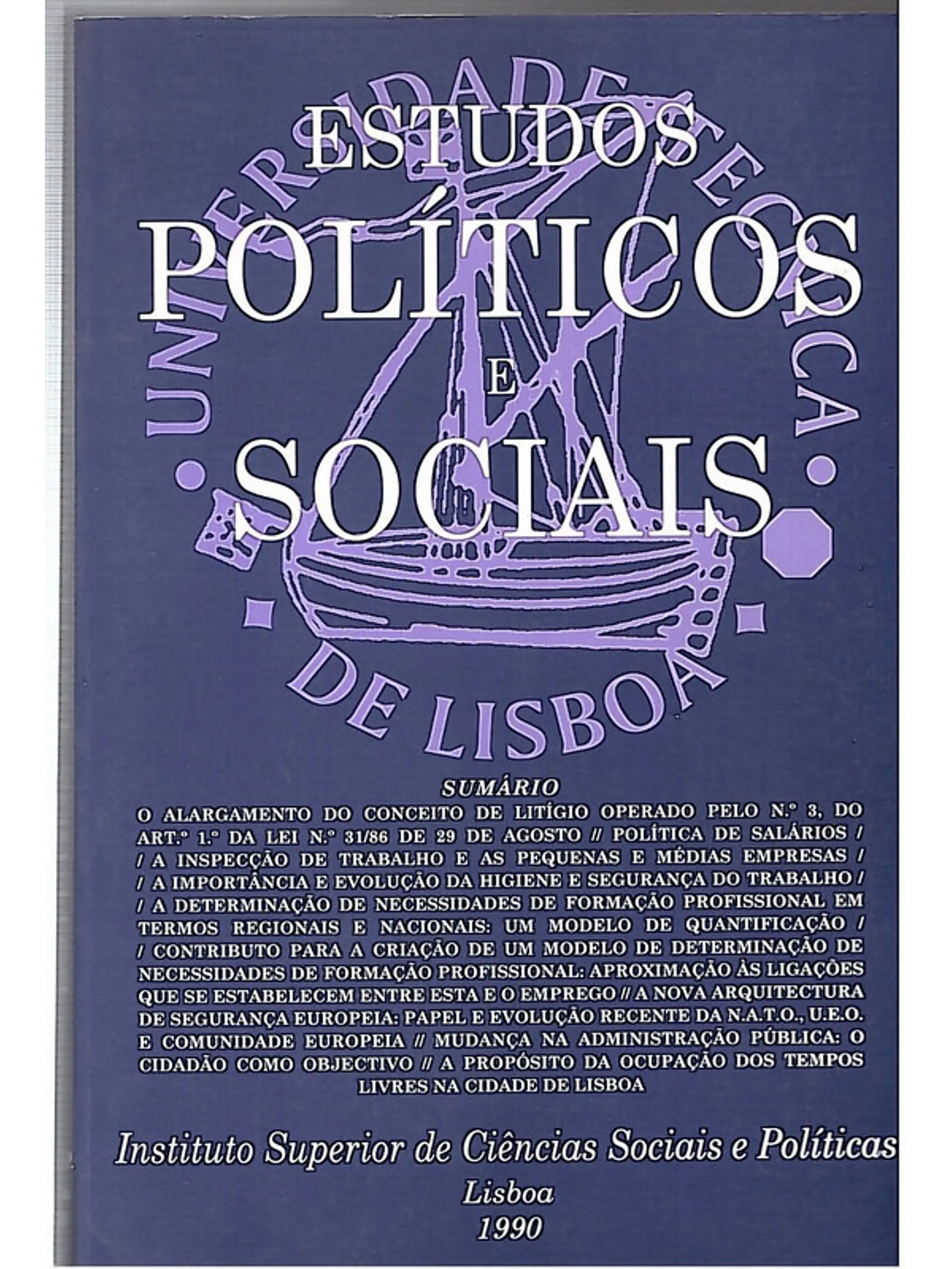 Estudos políticos e sociais 1