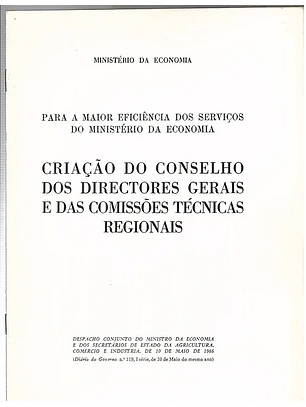 Criação do Conselho dos directores gerais e das comissões técnicas regionais