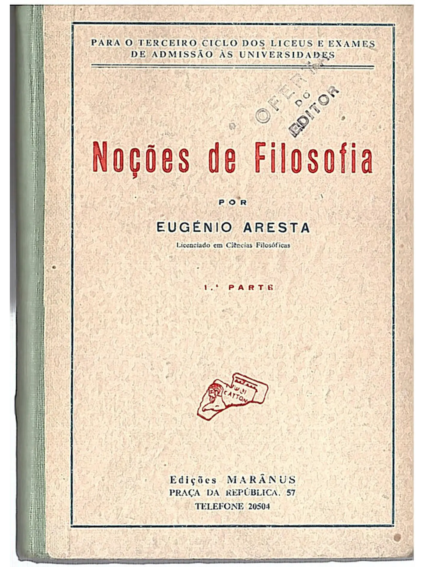 Noções de filosofia - 1a parte 1