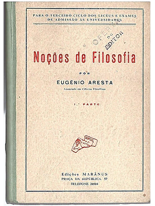 Noções de filosofia - 1a parte