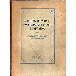 A história de portugal nos séculos XVII e XVIII e o seu autor