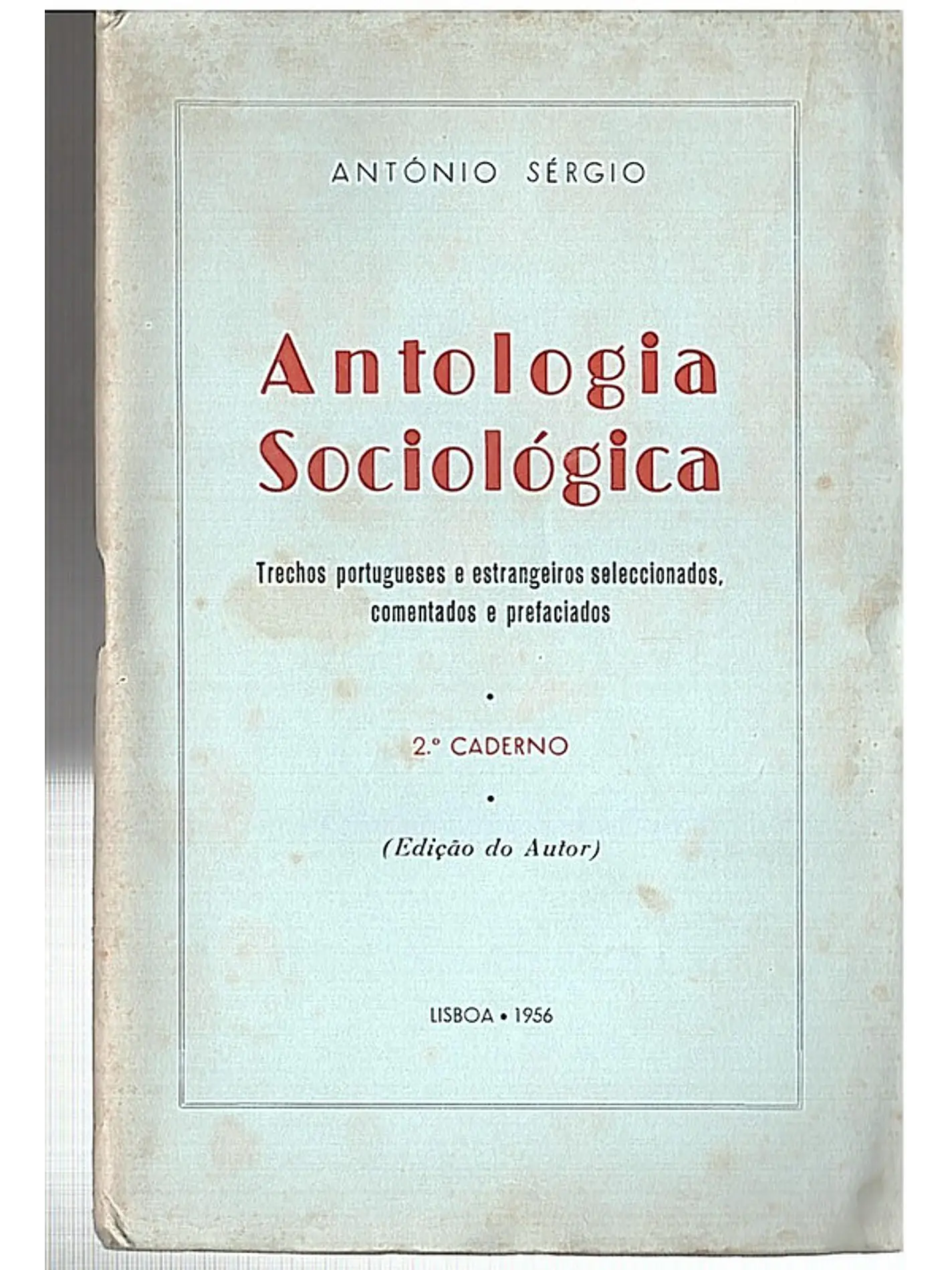 Antologia sociológica caderno 2 1