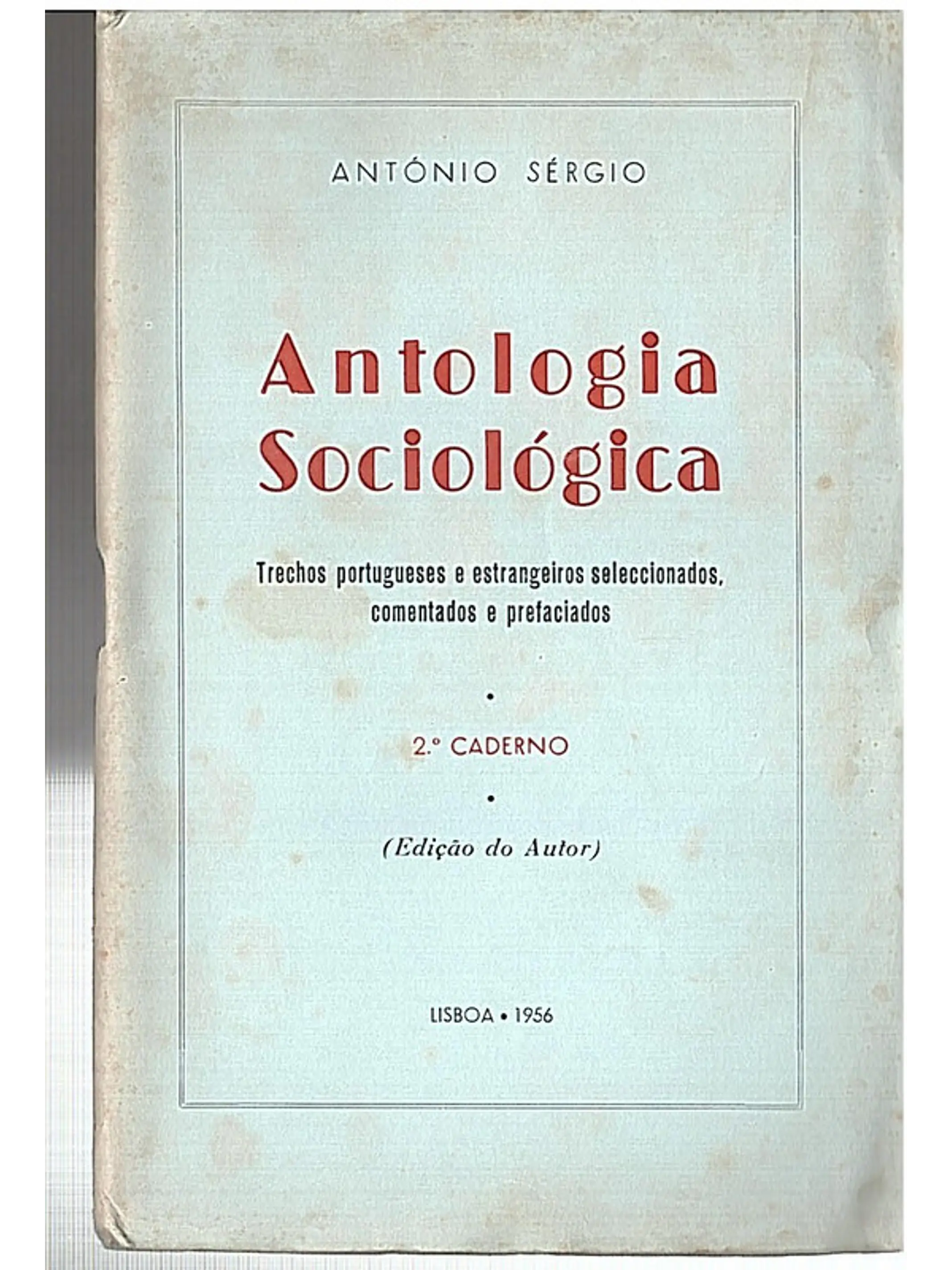 Antologia sociológica caderno 2 1