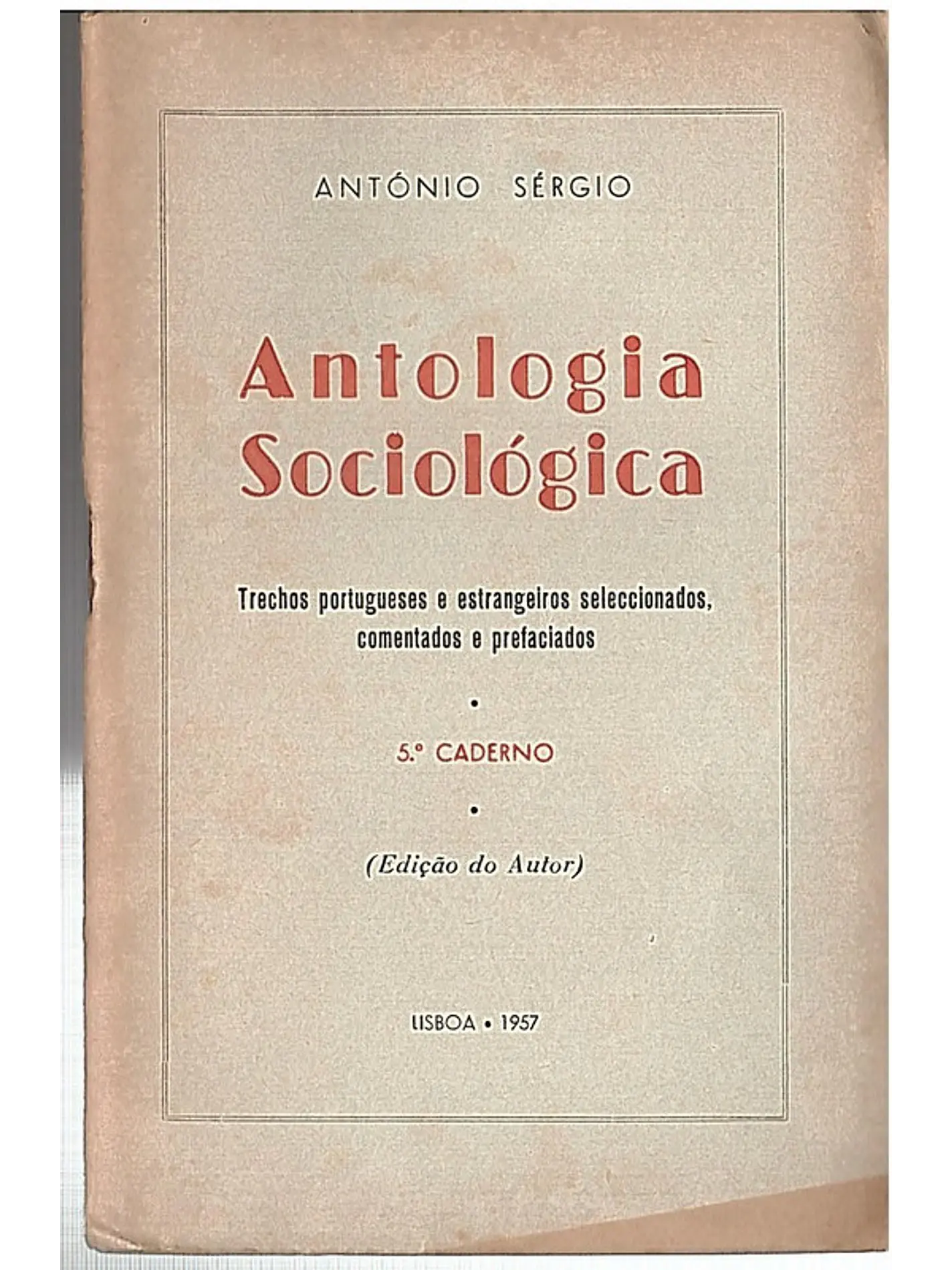 Antologia sociológica caderno 5 1