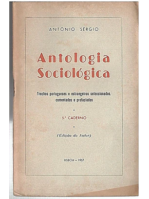 Antologia sociológica caderno 5