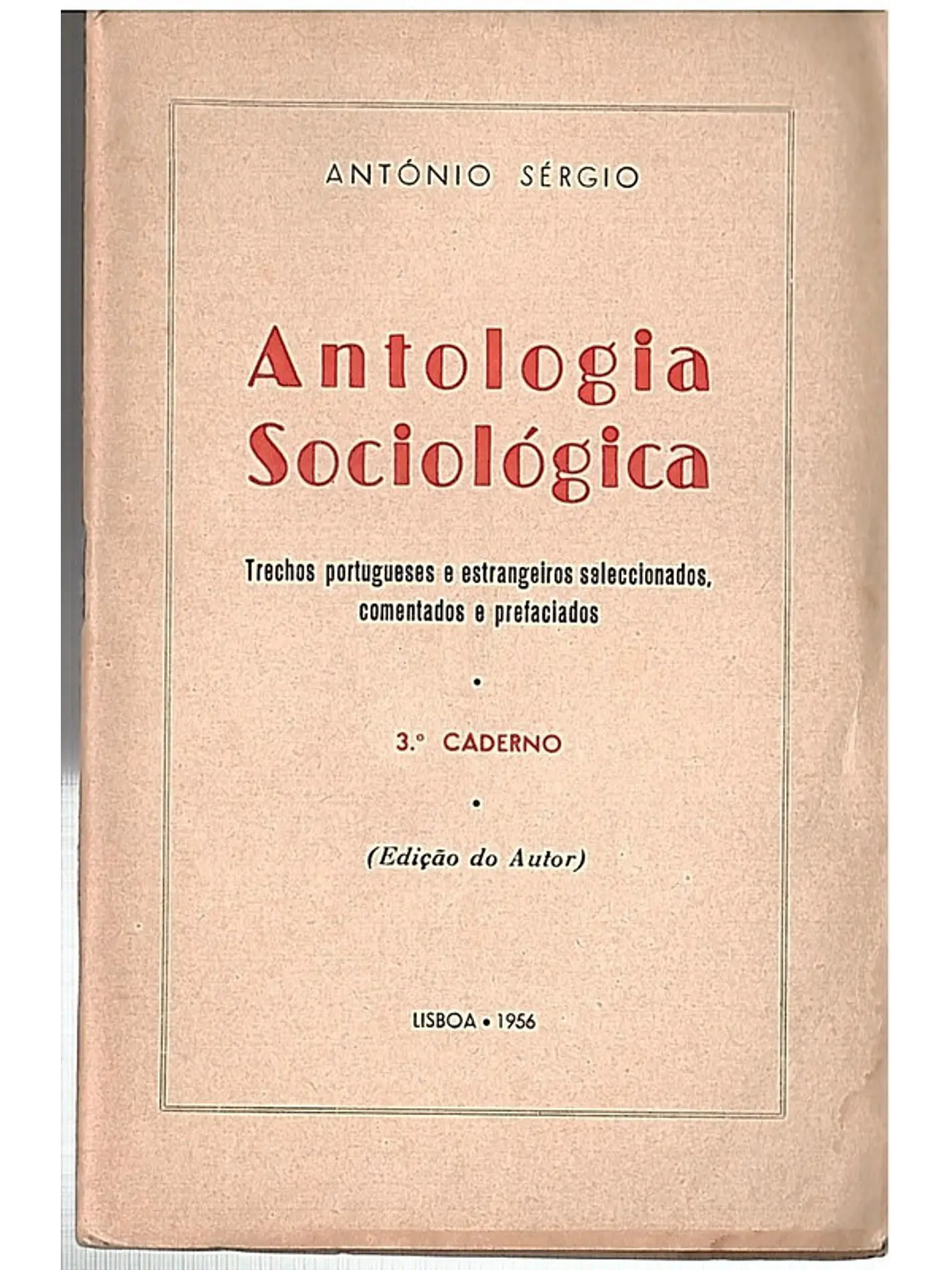Antologia sociológica caderno 3 1