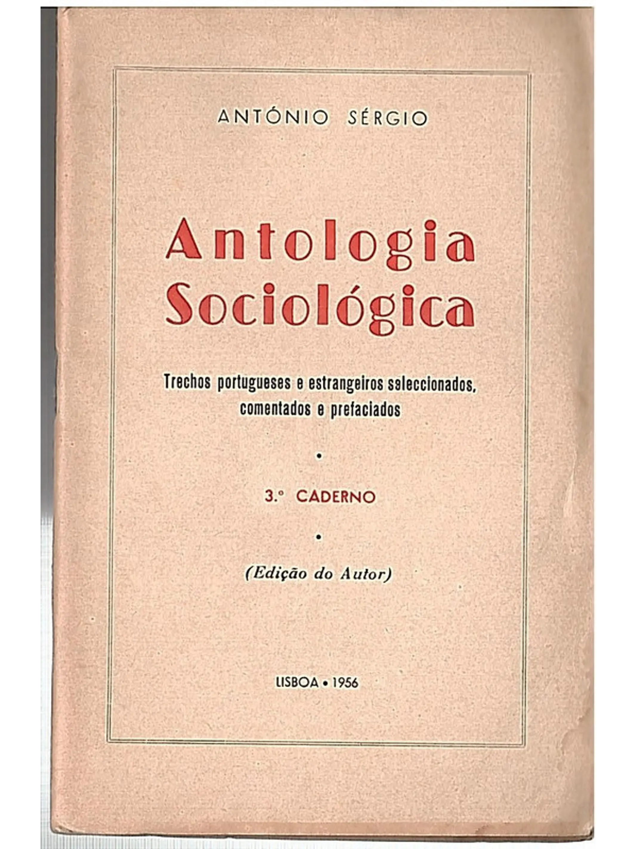 Antologia sociológica caderno 3 1
