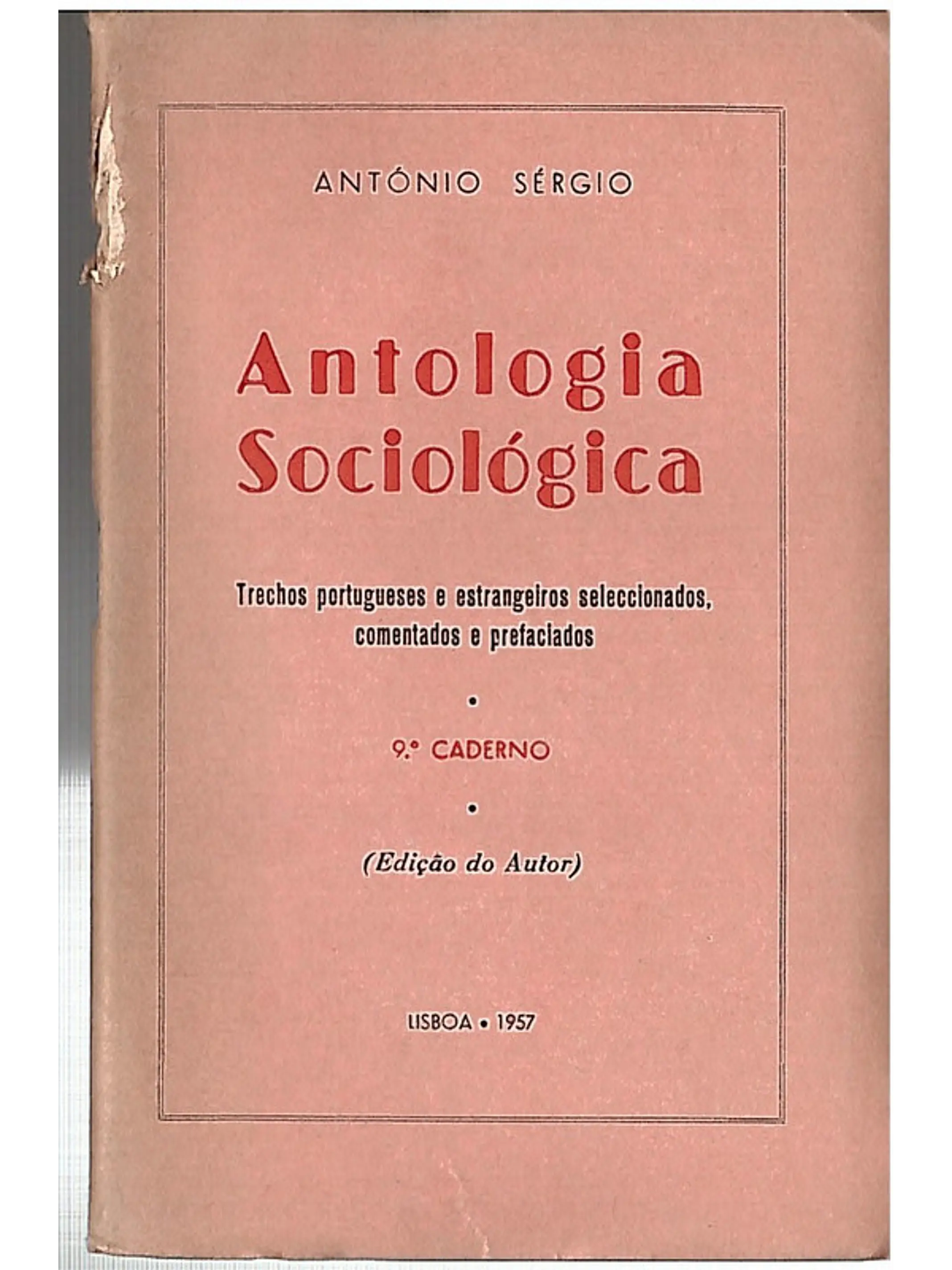 Antologia sociológica caderno 9 1