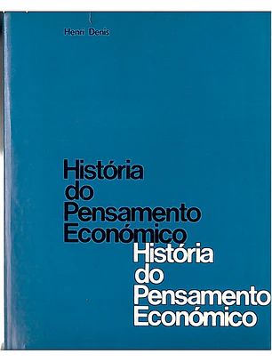 História do pensamento económico