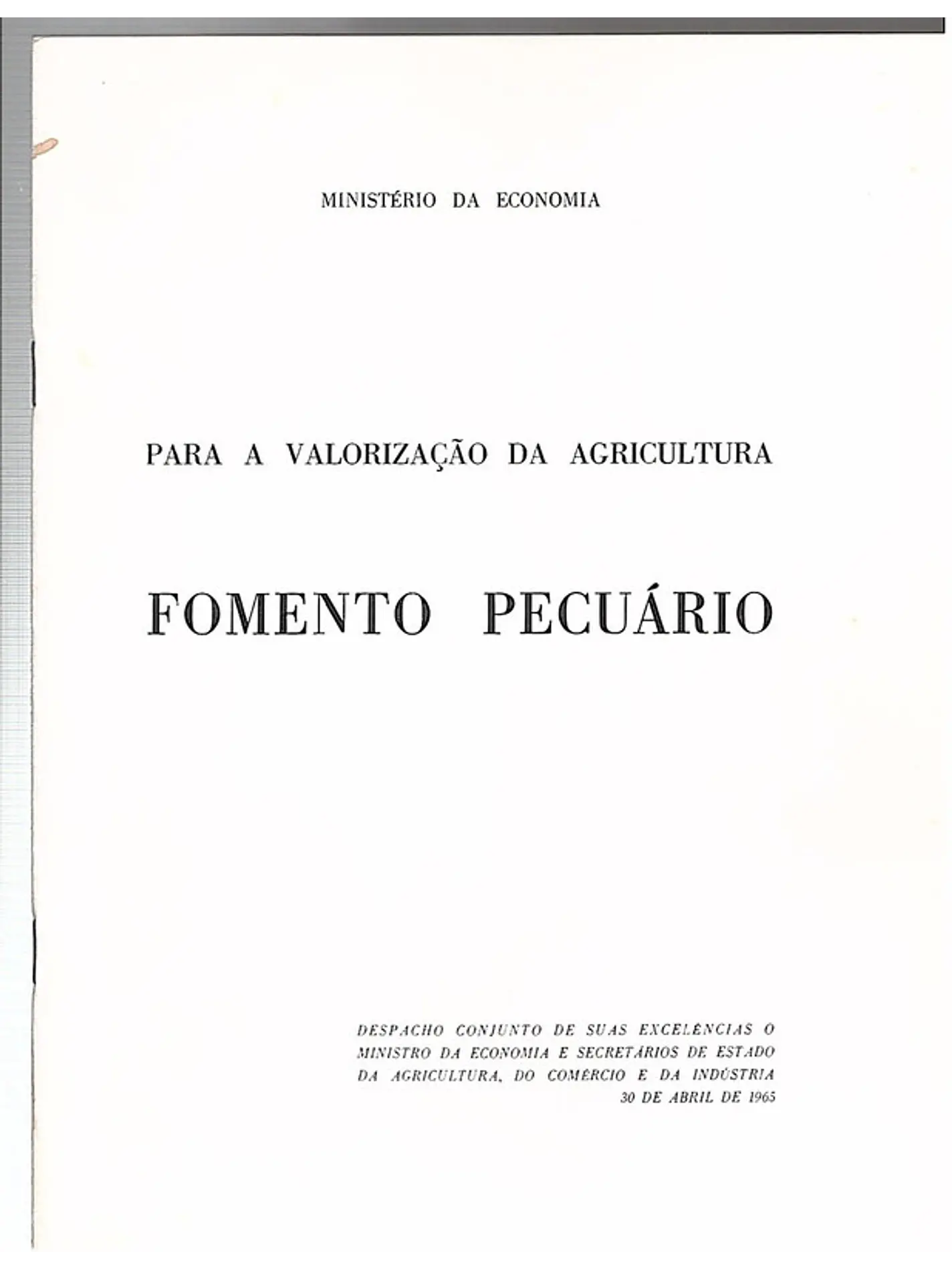 Fomento pecuário 1