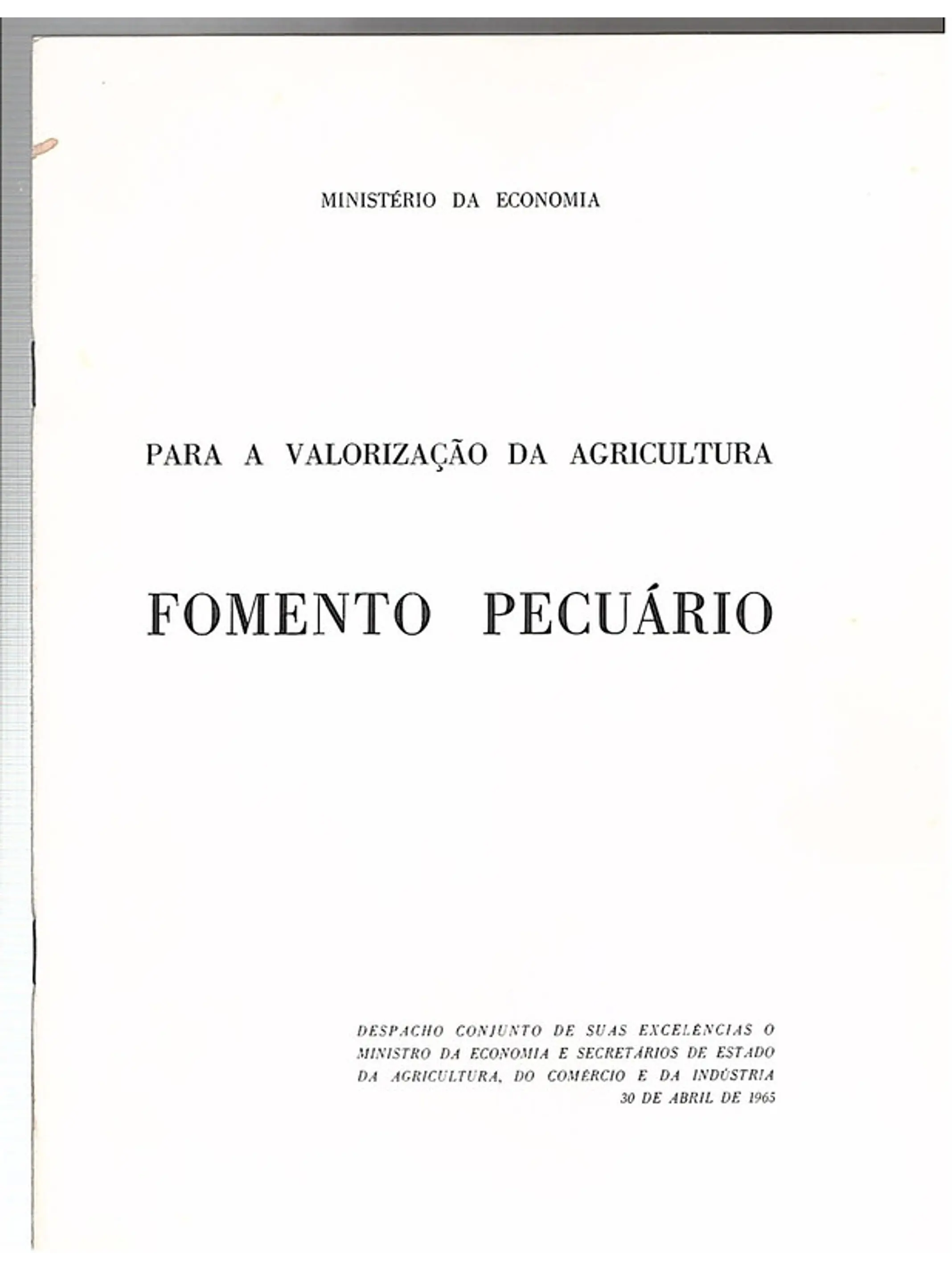 Fomento pecuário 1