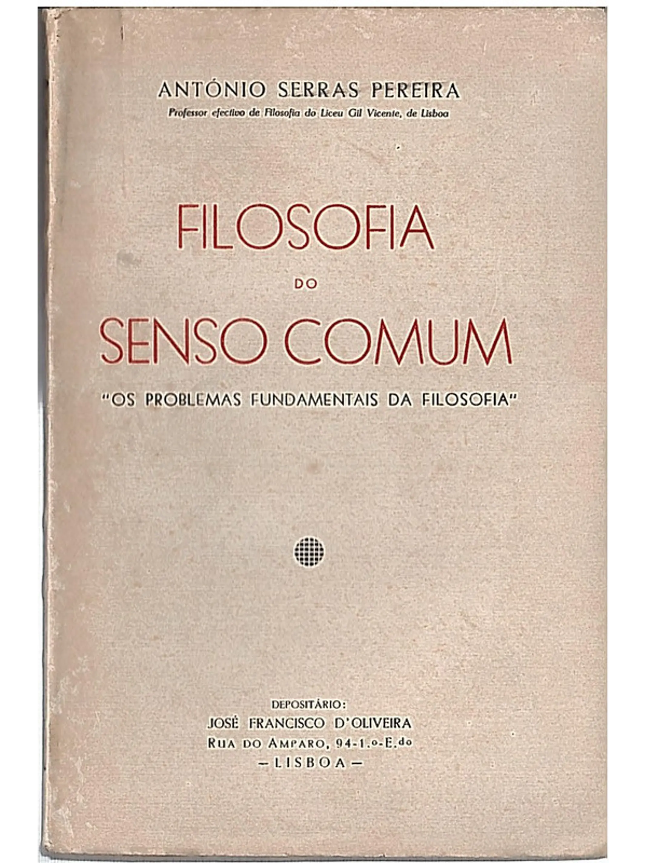 Filosofia do senso comum 1