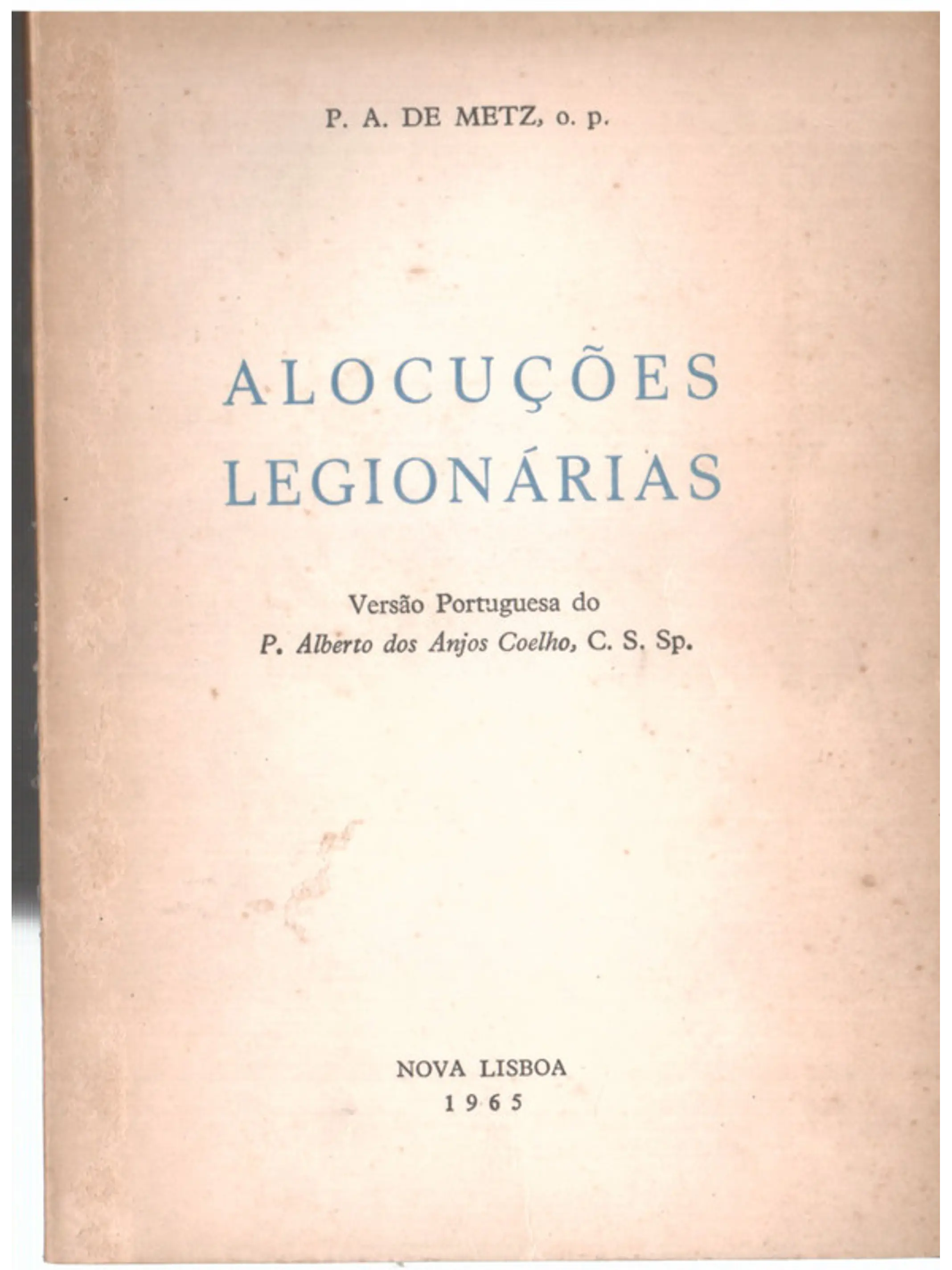 Alocuções legionárias 1
