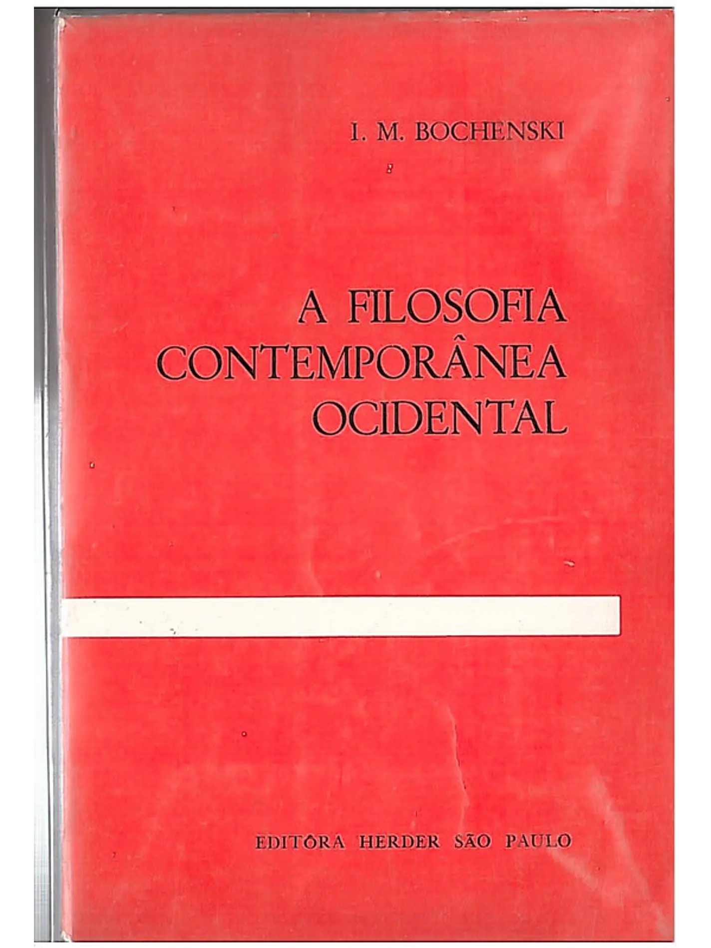 A filosofia contemporânea ocidental 1