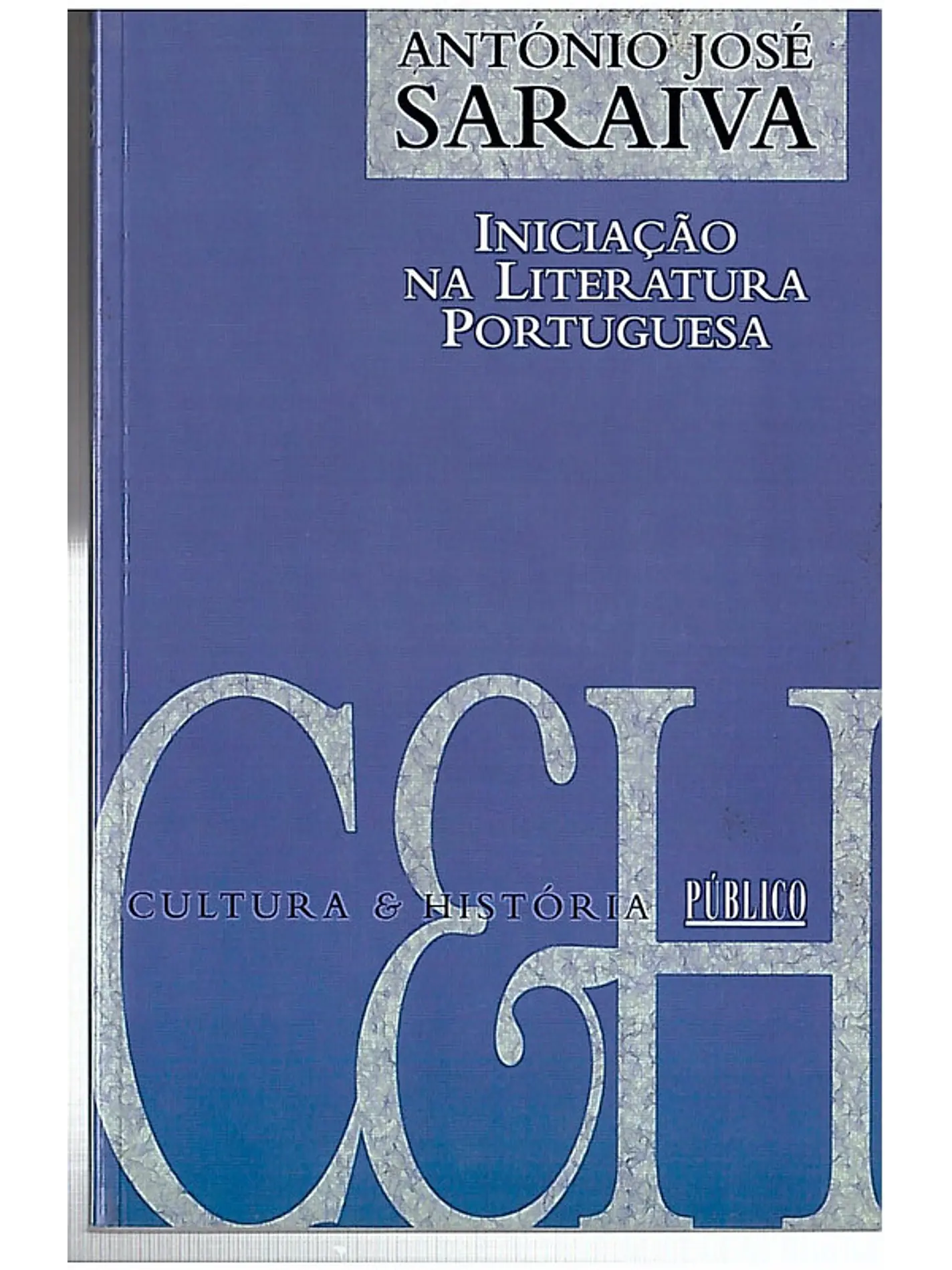 Iniciação na literatura portuguesa 1