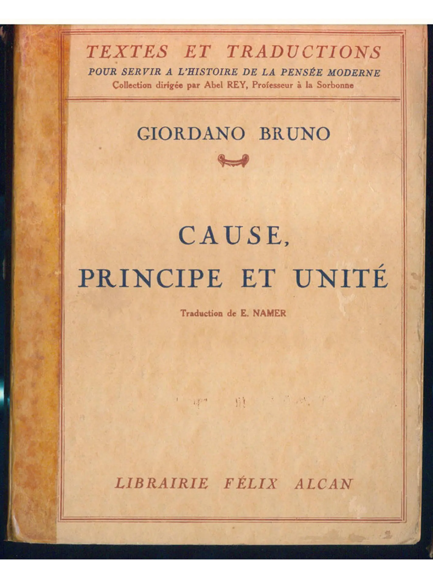 Cause, Principe et Unité 1